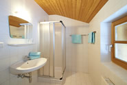 Badezimmer im Appartement Rettenwender